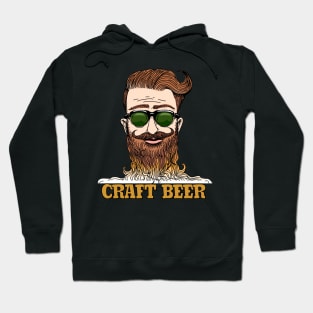 Hipster Craft Beer Theme Hoodie